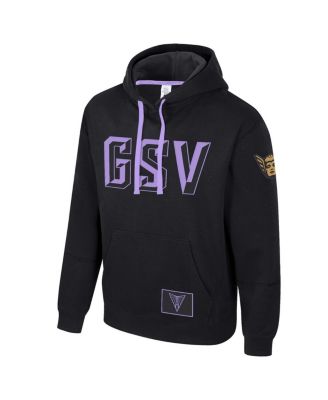 Пуловер с капюшоном Stadium Essentials для мужчин и женщин Eclipse Black Golden State Valkyries City Star Rebel Edition