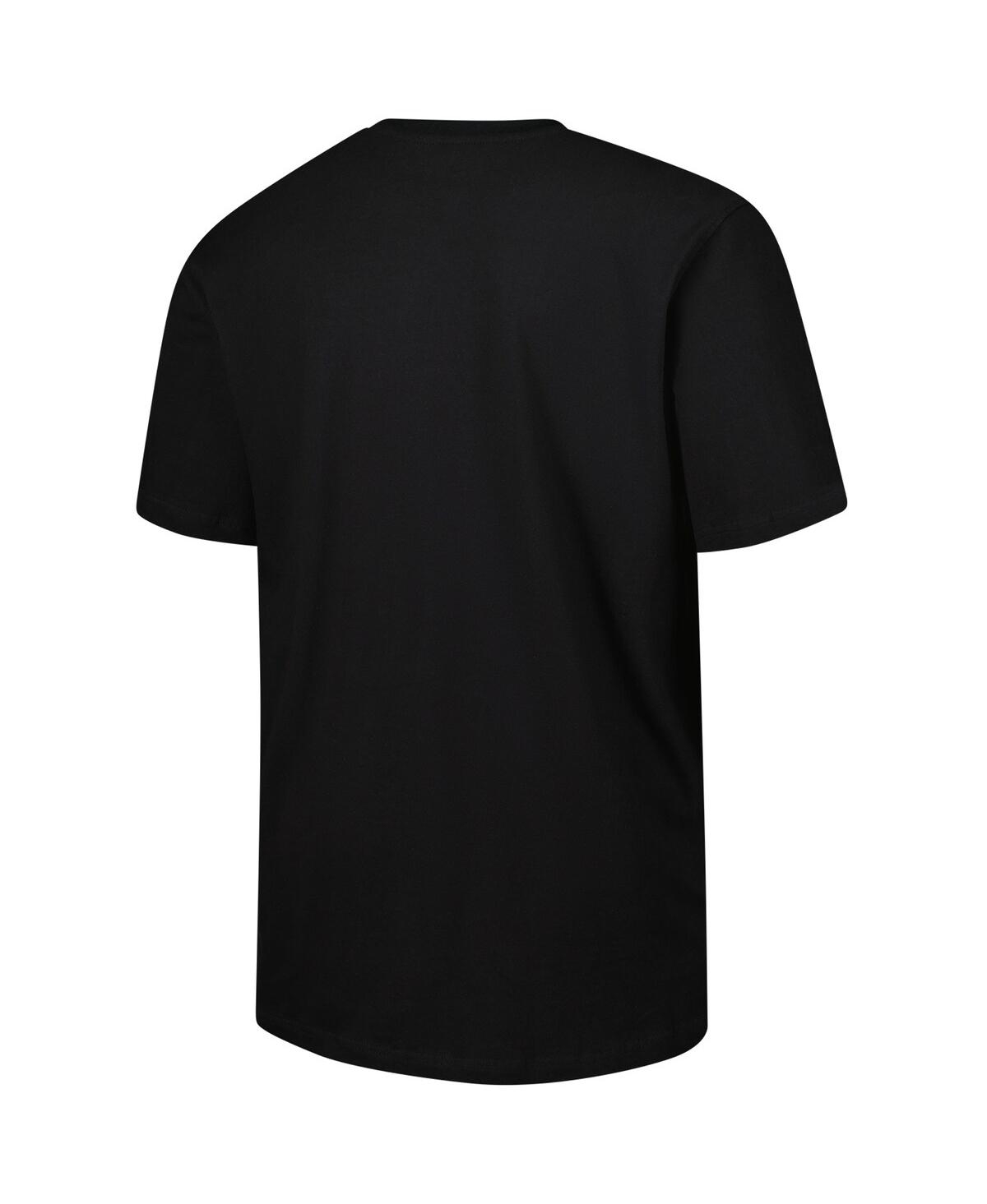 MITCHELL & NESS MEN'S BLACK JACKSONVILLE JAGUARS CREW-NECK T-SHIRT 