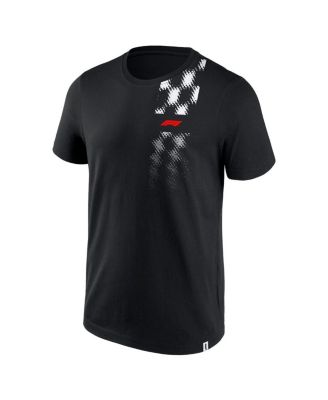 Formula 1 Men's Black Half Tone Grid T-Shirt