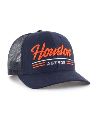 Брендовая мужская темно-синяя шляпа дальнобойщика Houston Astros Garner с регулируемой длиной 47-го года выпуска
