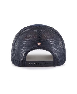 Men's Navy Houston Astros Garner Trucker Adjustable Hat