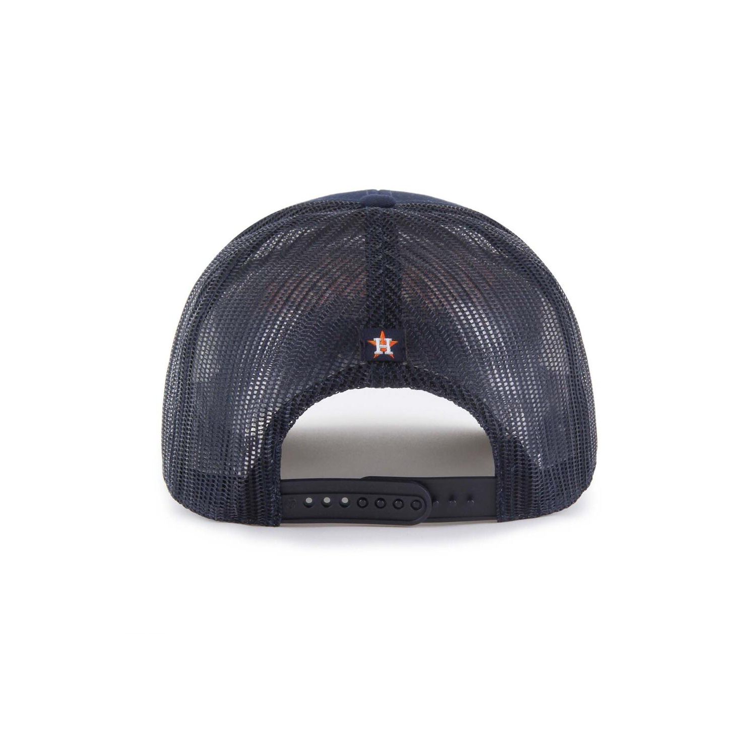 Men's Navy Houston Astros Garner Trucker Adjustable Hat