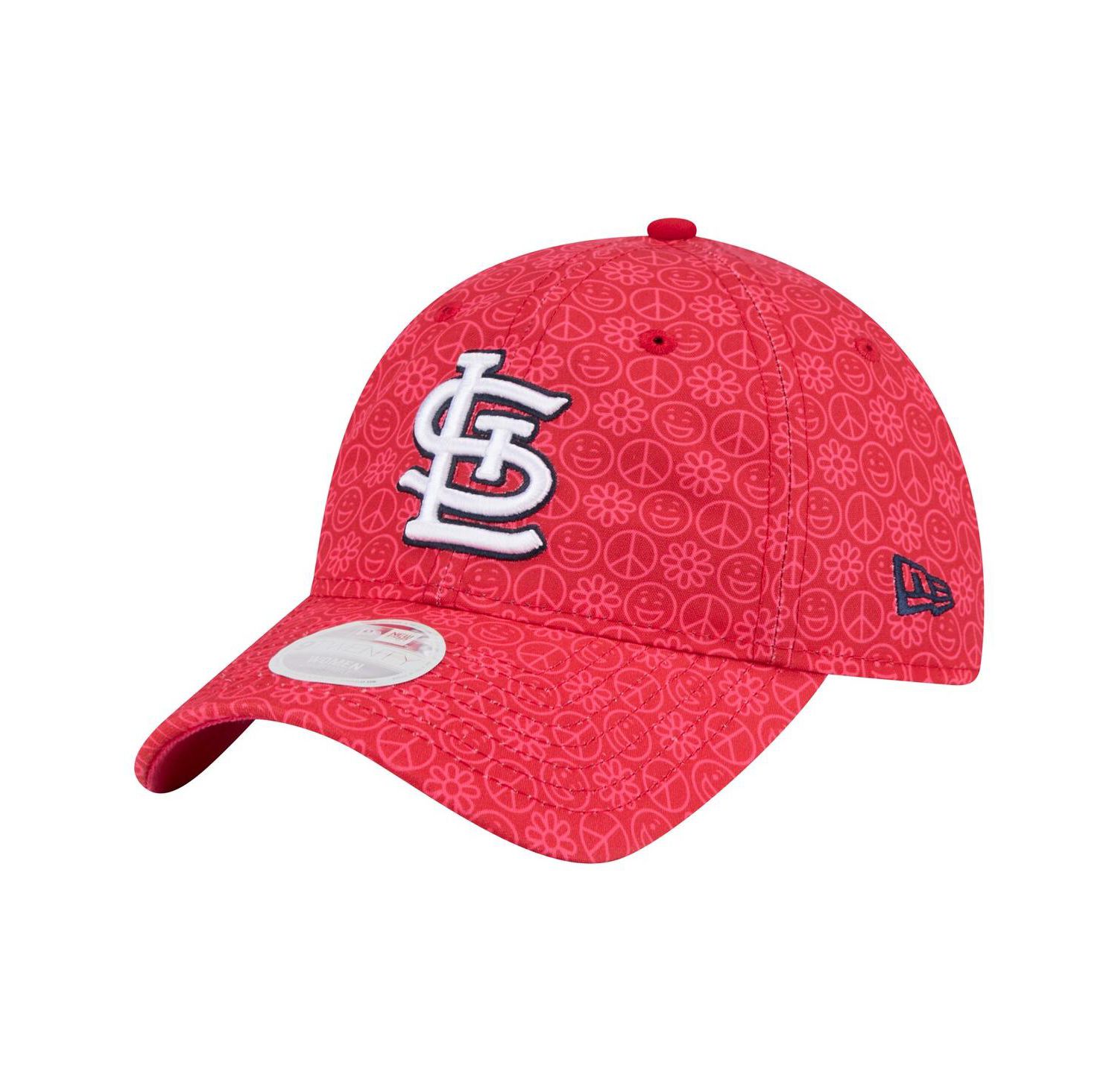 Women's Red St. Louis Cardinals Don't Worry 9TWENTY Adjustable Hat