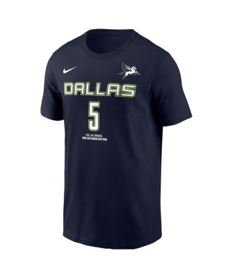 Мужская футболка Nike Paige Bueckers Navy Dallas Wings 2025 WNBA Draft Explorer Edition с именным номером от Nike
