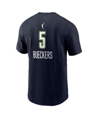 Men's Paige Bueckers Navy Dallas Wings 2025 WNBA Draft Explorer Edition Name Number T-Shirt
