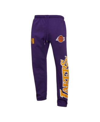 Мужские фиолетовые брюки Mitchell & Ness от Los Angeles Lakers Hardwood Classics Team Origins