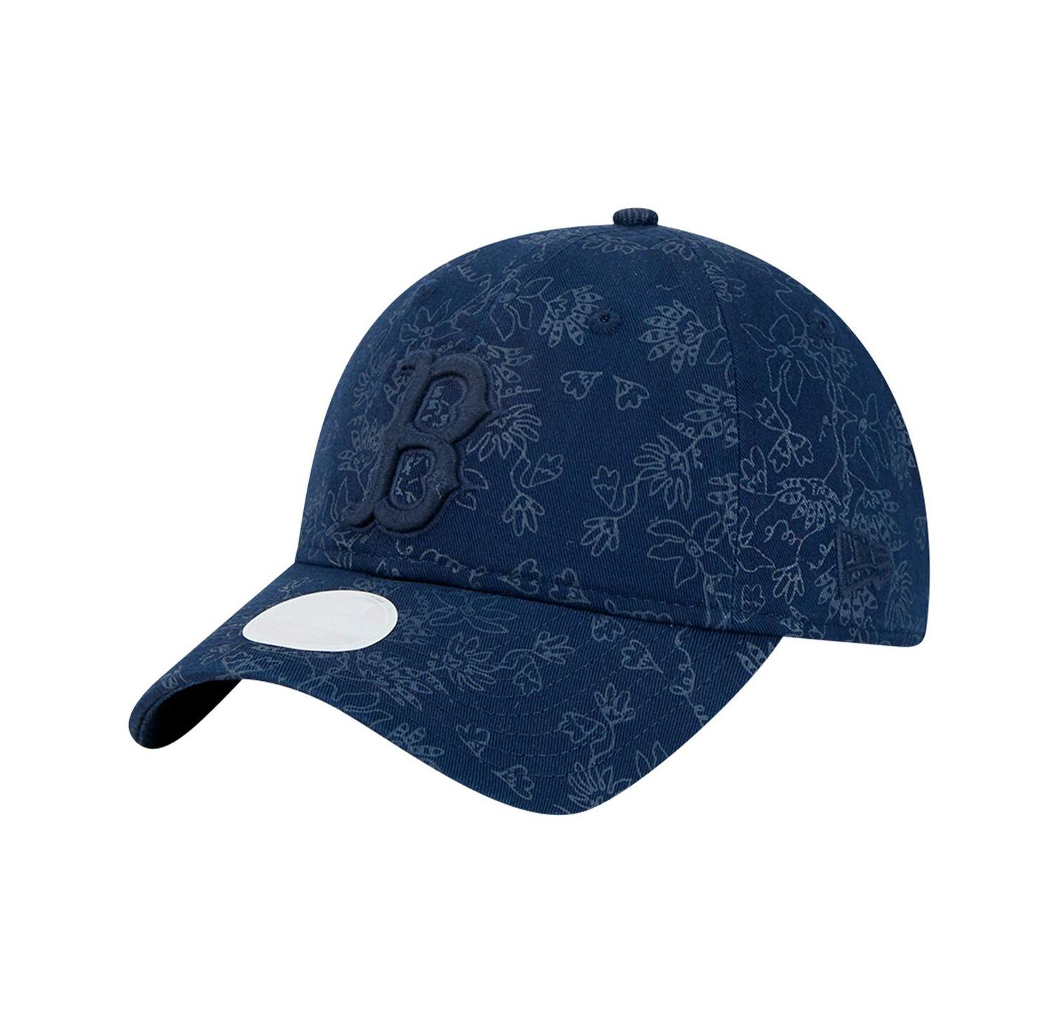 Women's Navy Boston Red Sox Tonal Floral 9TWENTY Adjustable Hat