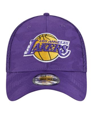 Men's Purple Los Angeles Lakers Subtle Camo 39THIRTY Flex Hat