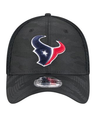 Мужская черная шапка Houston Texans Active Camo 39-го размера Flex от New Era