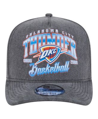 Новые люди эпохи уголь Оклахома-Сити Тандер возврат промывают предварительно изогнутые 9FIFTY snapback шляпа