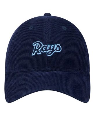 Женская темно-синяя вельветовая шляпа Tampa Bay Rays с регулируемой длиной 92 см от New Era