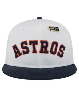 Мужская приталенная шляпа New Era, белая/темно-синяя, Houston Astros Satin 59, 55 см
