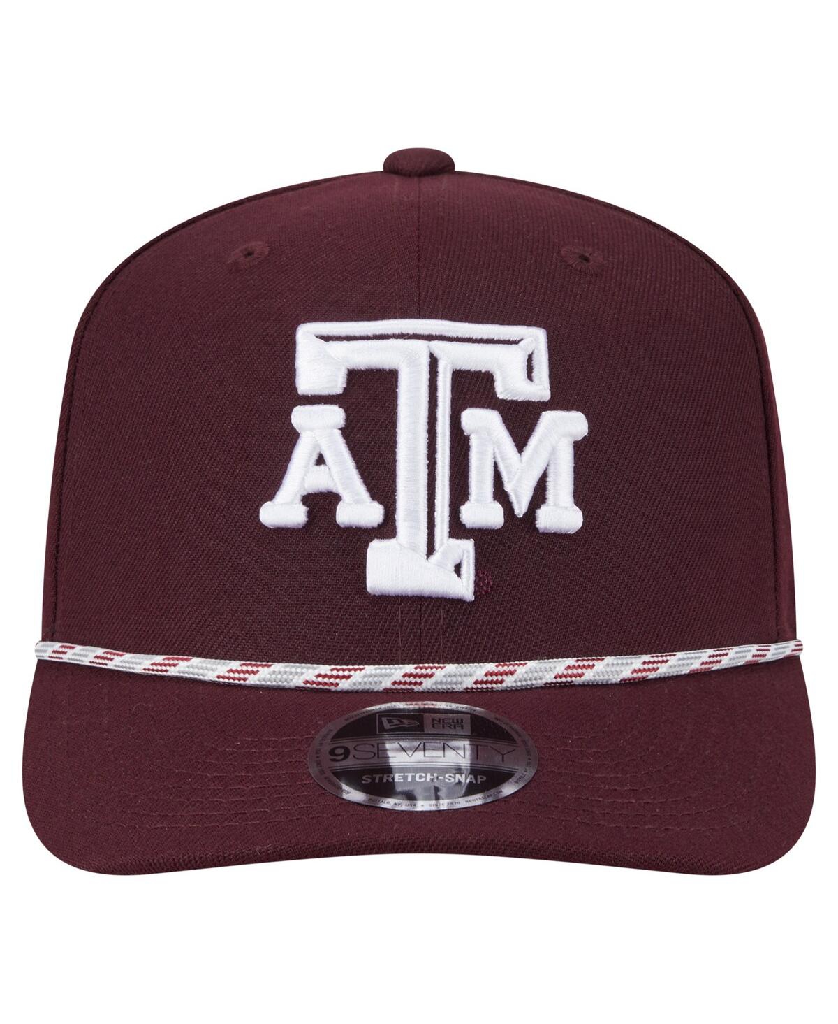 NEW ERA MEN'S MAROON TEXAS A & M AGGIES GAMEDAY MULTI-ROPE 9SEVENTY STRETCH-SNAP HAT 