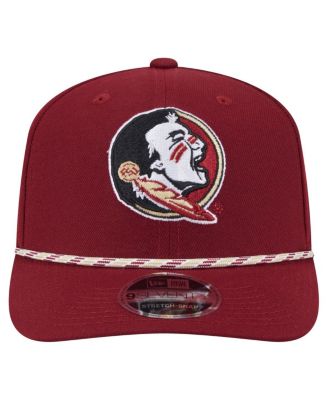 Мужская шляпа Garnet Florida State Seminoles Game Day Multi-Rope 9SEVENTY с эластичной застежкой-молнией новой эры.