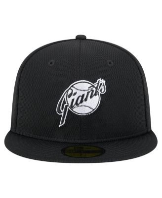 Мужская приталенная шляпа New Era черного цвета San Francisco Giants 2025 Clubhouse 59 за пятьдесят