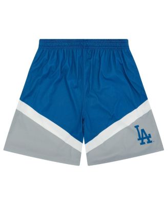 Мужские синие шорты FOCO Los Angeles Dodgers с цветными вставками от FOCO