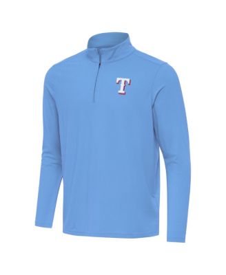 Мужская темно-синяя толстовка Texas Rangers Intent от Antigua с застежкой на четверть молнии