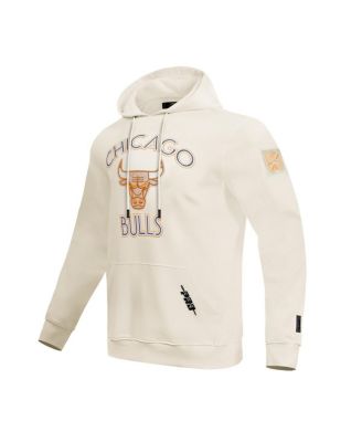 Мужская толстовка-пуловер Pro Standard кремового цвета Chicago Bulls 2024/25 City Edition с капюшоном