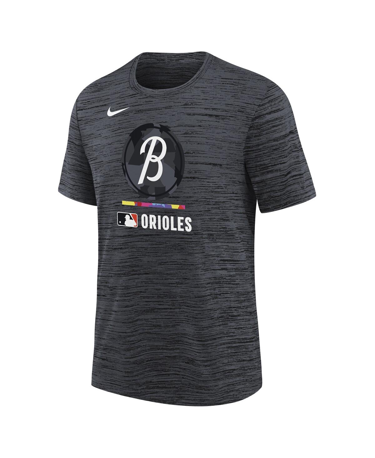 Nike Big Boys And Girlsâ Black Baltimore Orioles Authentic Collection City Connect Velocity Performance T