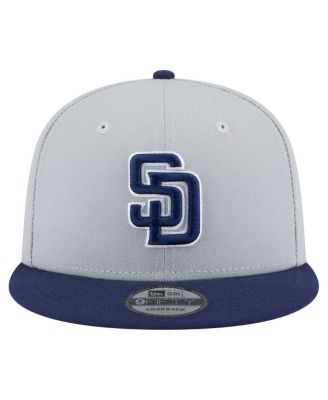 Мужская кепка-бейсболка New Era серого / темно-синего цвета San Diego Padres, 2-тонная, в упаковке 9 штук.