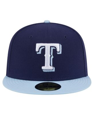 Мужская темно-синяя /светло-голубая кепка Texas Rangers Color Pack от New Era, 2-тонная приталенная шляпа длиной 59 футов