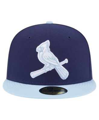 Мужская темно-синяя /светло-голубая шляпа New Era St. Louis Cardinals Color Pack 2-Тонная приталенная шляпа длиной 59 см