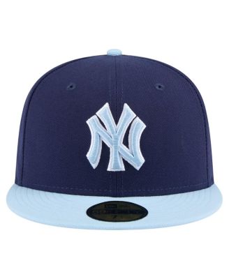 Мужская темно-синяя /светло-голубая шляпа New York Yankees Color Pack от New Era, 2-тонная приталенная шляпа длиной 59 футов