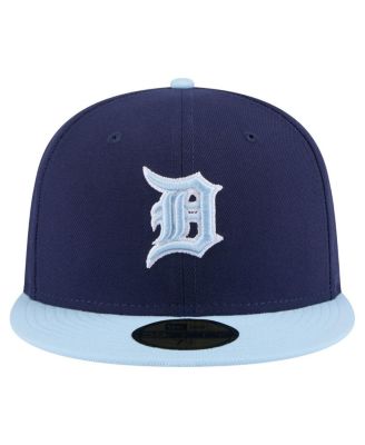 Мужская приталенная шляпа New Era темно-синего цвета Detroit Tigers Color Pack 2-Тонная 59-дюймовая шляпа