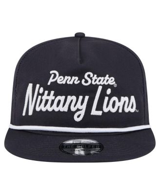 Мужская кепка-бейсболка для гольфа New Era Navy Penn State Nittany Lions Adventure Team с надписью Golfer Snapback