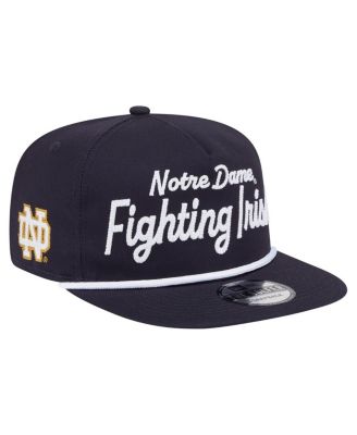 New Era - Men's Navy Notre Dame Fighting Irish Adventure Team Text Golfer Snapback Hat