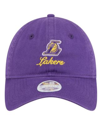 Женская фиолетовая кепка New Era Los Angeles Lakers Gameday Preppy с регулируемой длиной 92 см.