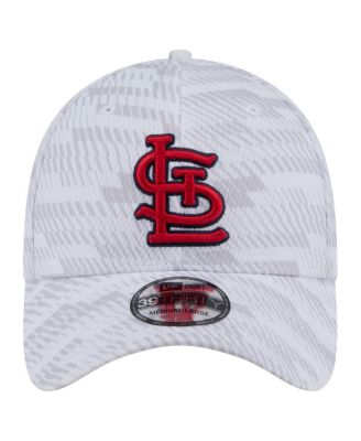 Мужская белая шляпа New Era от St. Louis Cardinals Flex 39-го размера.