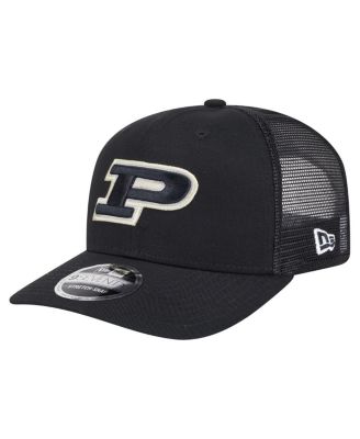 New Era - Men's Black Purdue Boilermakers Primary 9SEVENTY Trucker Stretch-Snap Hat