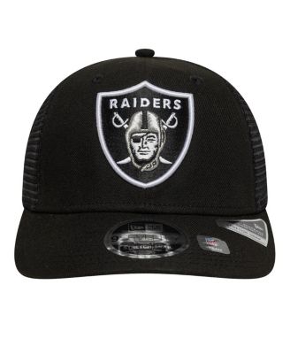 Новая мужская черная шляпа Las Vegas Raiders Main Trucker 9SEVENTY с эластичной застежкой-молнией