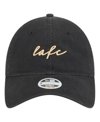 Женская черная шляпа New Era с регулируемой длиной 92 см от LAFC Script