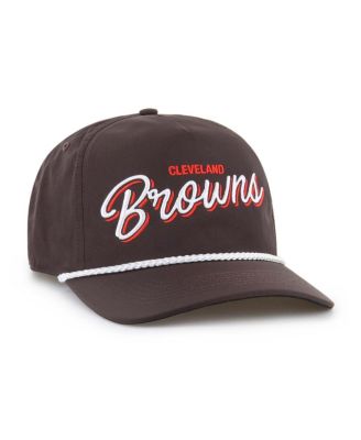 Брендовая мужская коричневая кепка Cleveland Browns 47-го года выпуска, регулируемая по высоте.