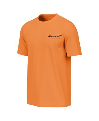Мужская постиранная футболка Outerstuff оранжевого цвета McLaren F1 Team City Line Up