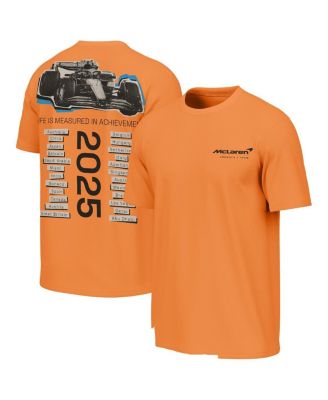 Outerstuff - Men's Orange F1 Team City Line Up Washed T-Shirt