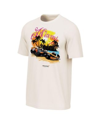 Мужская кремовая футболка Outerstuff McLaren F1 Team Miami со стиркой