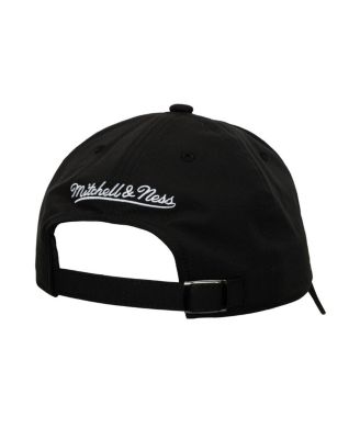 Мужская черная шляпа Mitchell & Ness от San Jose Earthquakes Perfect с регулируемой спинкой на ремешке