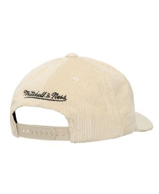 Мужская кремовая вельветовая шляпа Mitchell & Ness LAFC с регулируемой головкой Off Pro Crown