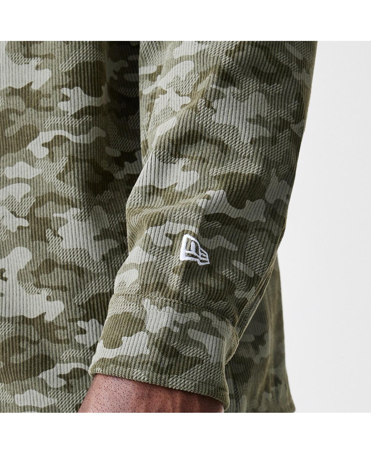 NEW ERA MEN'S CAMO MCLAREN F1 TEAM BUTTON-UP SHIRT 