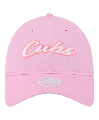 Женская розовая шляпа Chicago Cubs Mother's Day 9 TWENTY с регулируемой длиной от New Era для женщин