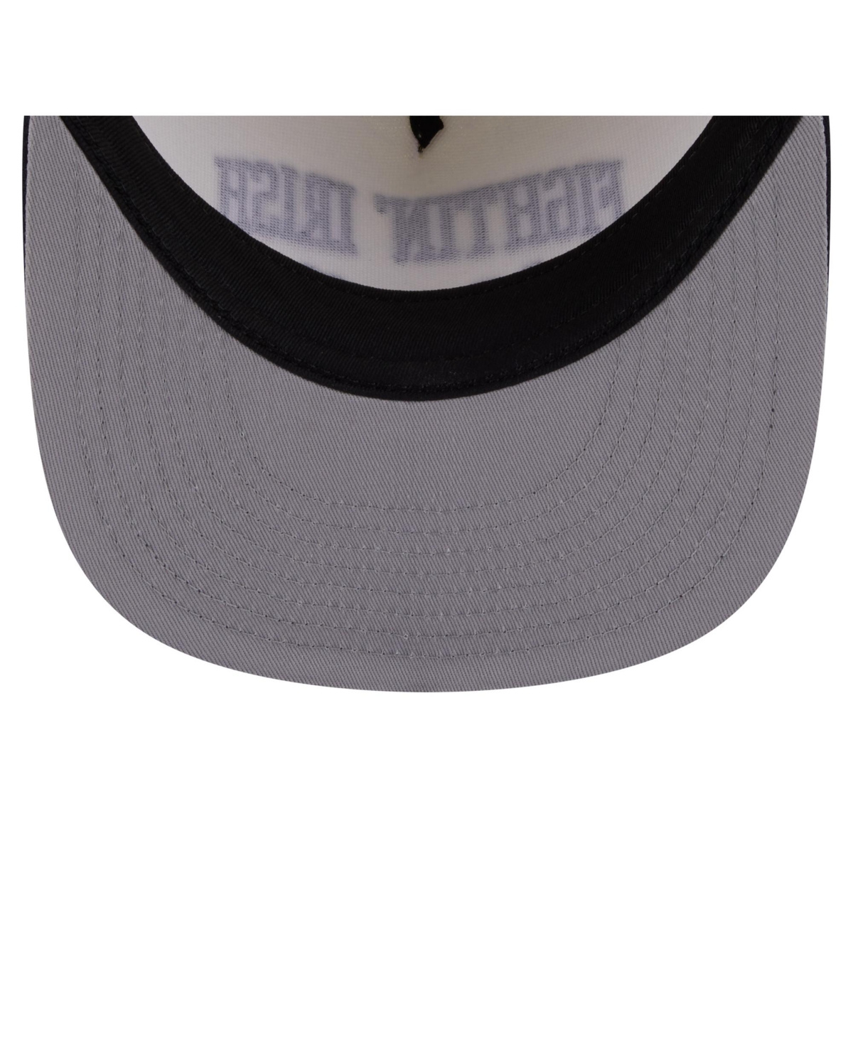 NEW ERA MEN'S WHITE NOTRE DAME FIGHTING IRISH COLLEGIATE 9FIFTY A-FRAME SNAPBACK HAT 
