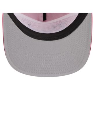 Men's Red Cincinnati Reds Retro Satin Script Golfer Adjustable Hat