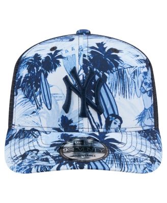 Мужская темно-синяя шляпа New York Yankees Hula Trucker 9SEVENTY с регулируемой длиной, новая эра