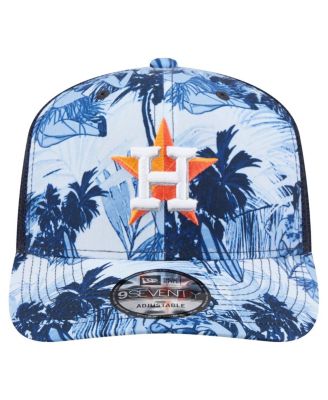 Мужская темно-синяя шляпа Houston Astros Hula Trucker 9SEVENTY с регулируемой длиной, новая эра