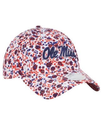 Women's White Ole Miss Rebels Blooming 9TWENTY Adjustable Hat