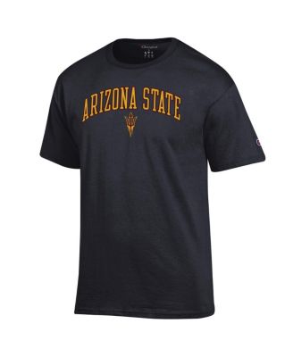Мужская черная футболка с выгнутым логотипом Arizona State Sun Devils от чемпиона штата Аризона