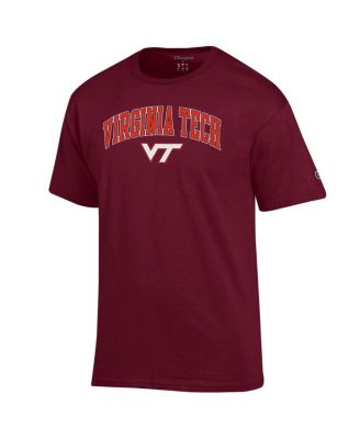 Men's Maroon Virginia Tech Hokies Arched Logo T-Shirt
